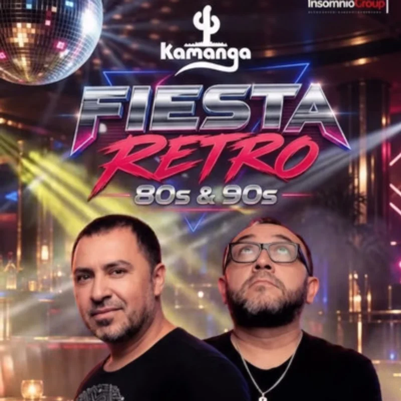 Kamanga Sabado 24 : Fiesta 80s y 90s Chico Perez