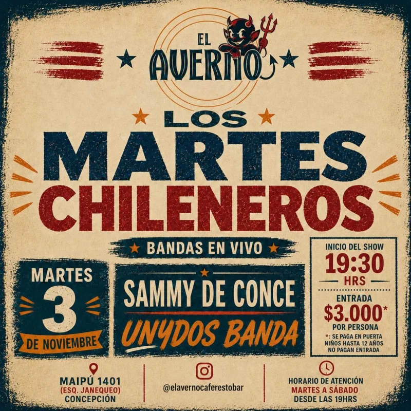 Martes Chileneros - Jornada Doble En El Averno