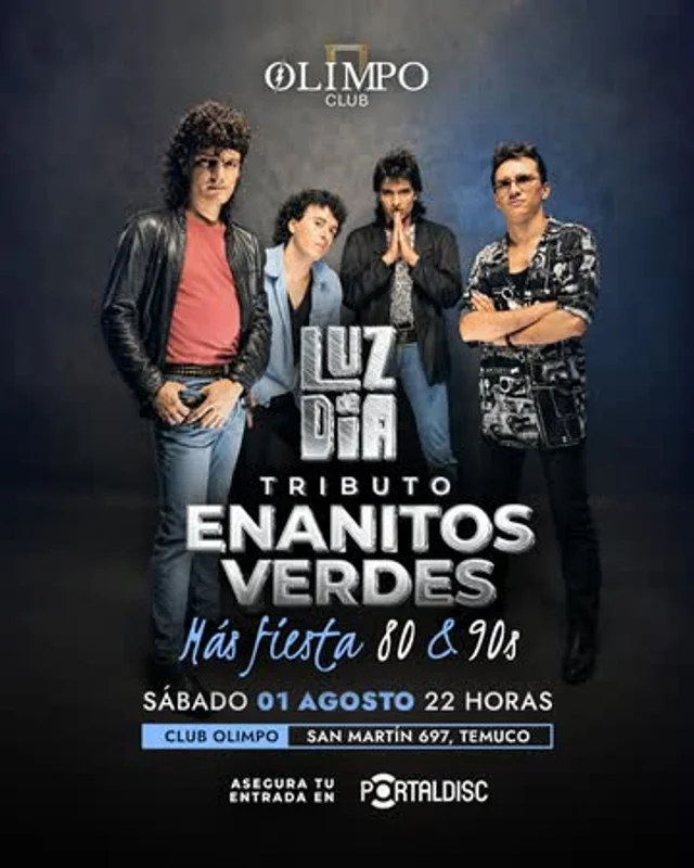 Tributo Enanitos Verdes En Club Olimpo, Temuco