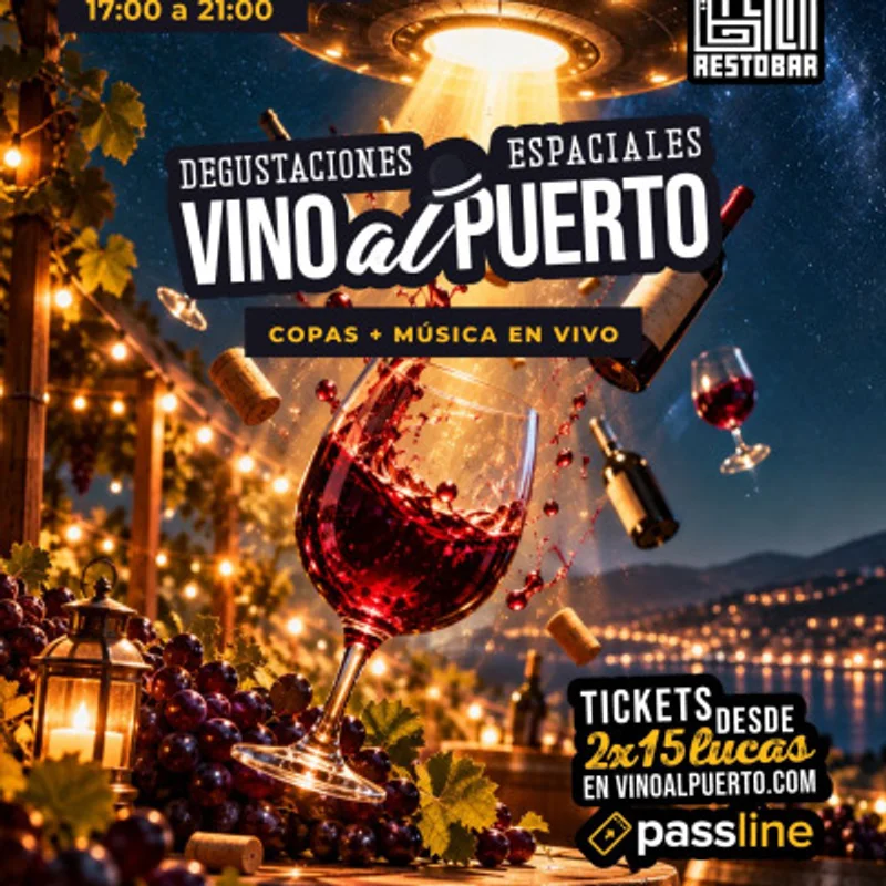 Vino al Puerto en Ferri Restobar Viña del Mar