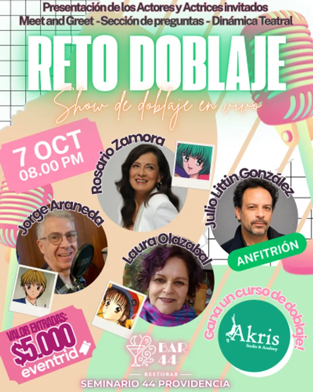Reto doblaje en Bar44
