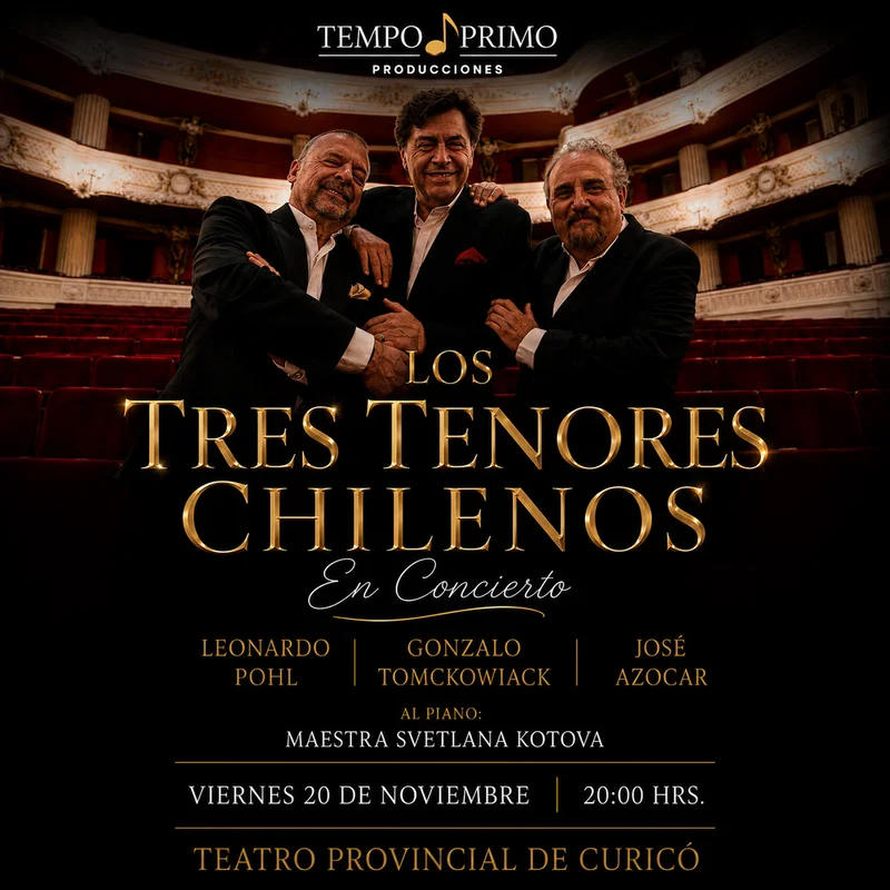 Los Tres Tenores Chilenos - en Concierto