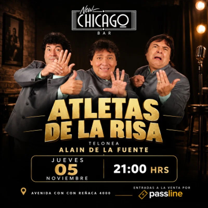 Los Atletas De La Risa En New Chicago Bar