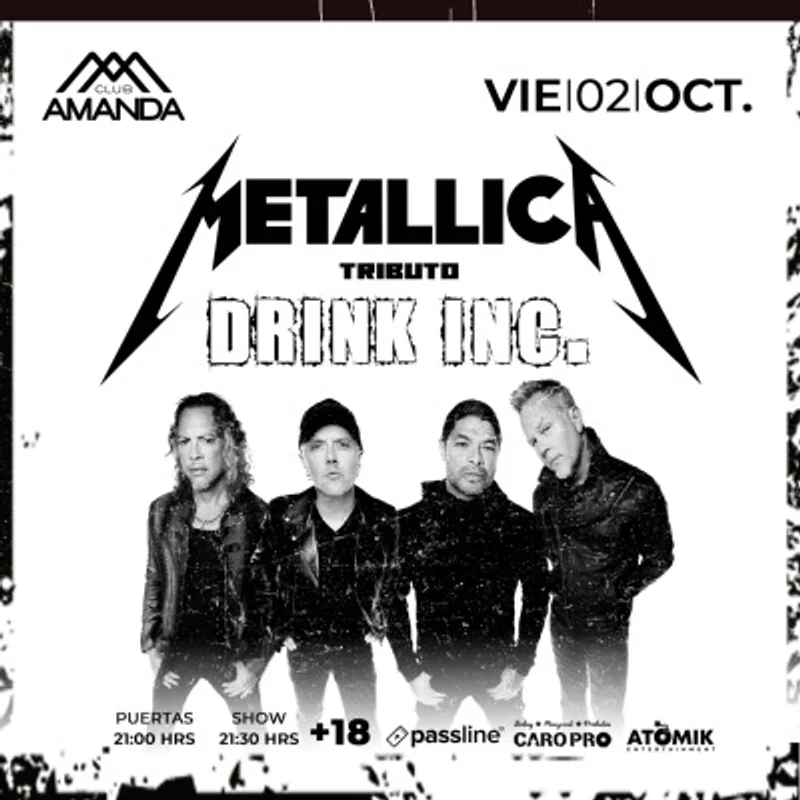 Metallica • Tributo Drink Inc.