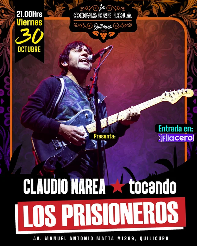 Claudio Narea en La Comadre Lola