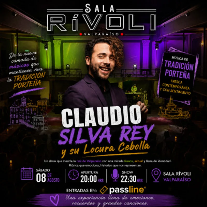 Sala Rívoli Presenta Claudio Silva Rey