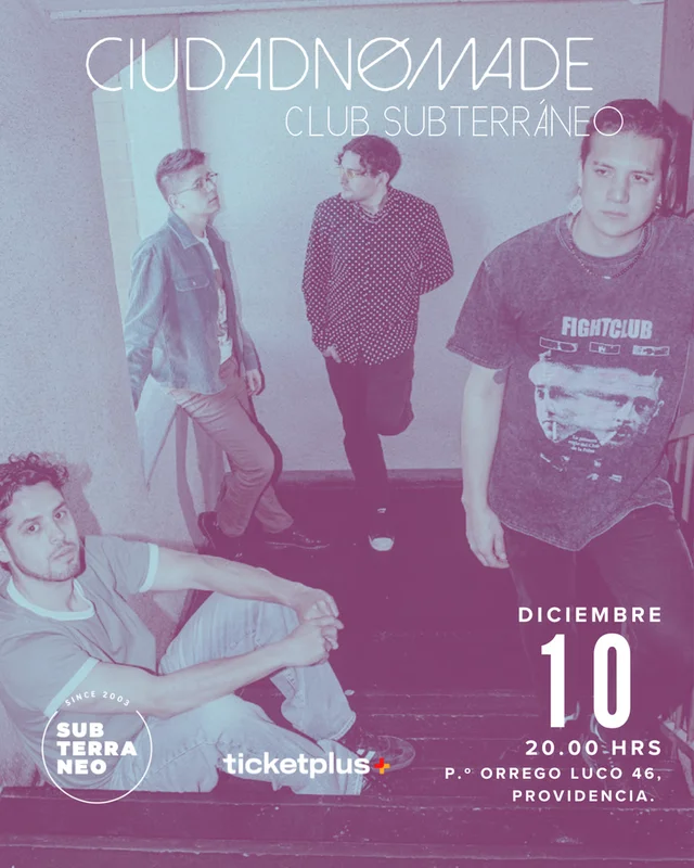 CIUDAD NOMADE ? JUEVES 10 DICIEMBRE ? Club Subterraneo