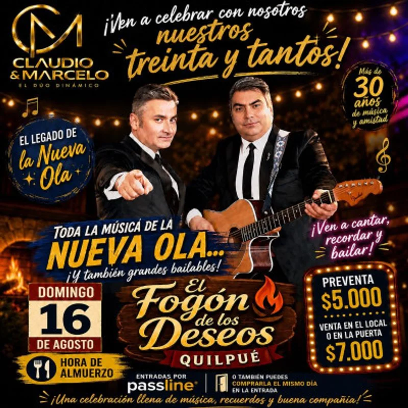 Claudio Y Marcela ... Nuestros Treinta Y Tanto