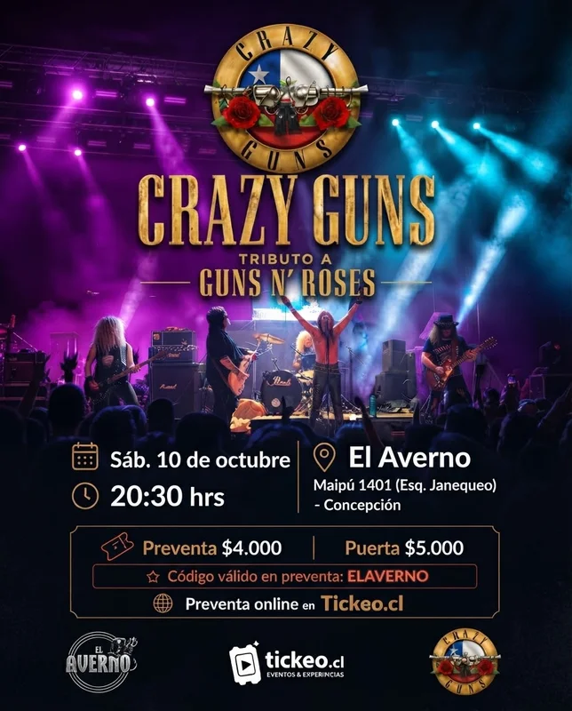 EL AVERNO Guns N' Roses Tributo