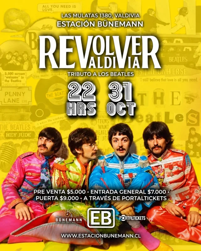 Revolver: Tributo A Los Beatles En Estación Bünemann, Valdivia