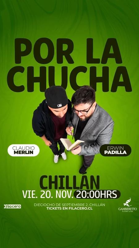 Por la Chucha: Erwin Padilla y Claudio Merlin en Gamberetto