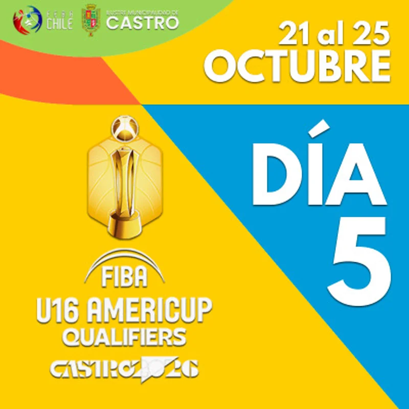 Clasificatorio FIBA AmeriCup Sub-16 - Día 5 - URU vs VEN / PAR vs CHI