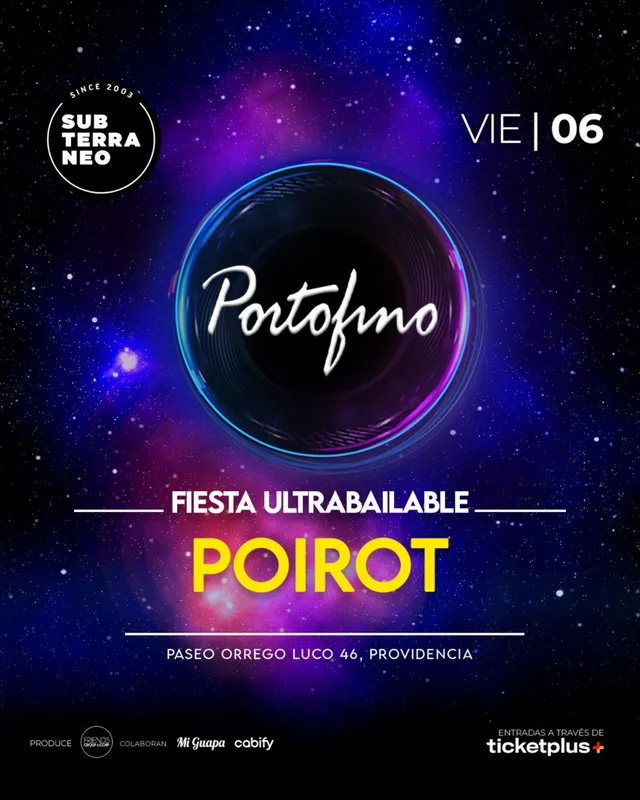 PORTOFINO Full ultrabailable ★ VIERNES 06 NOVIEMBRE ★ Club Subterráneo (+23)