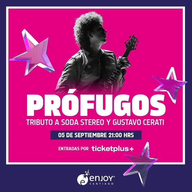 Entradas para Prófugos - Enjoy Santiago