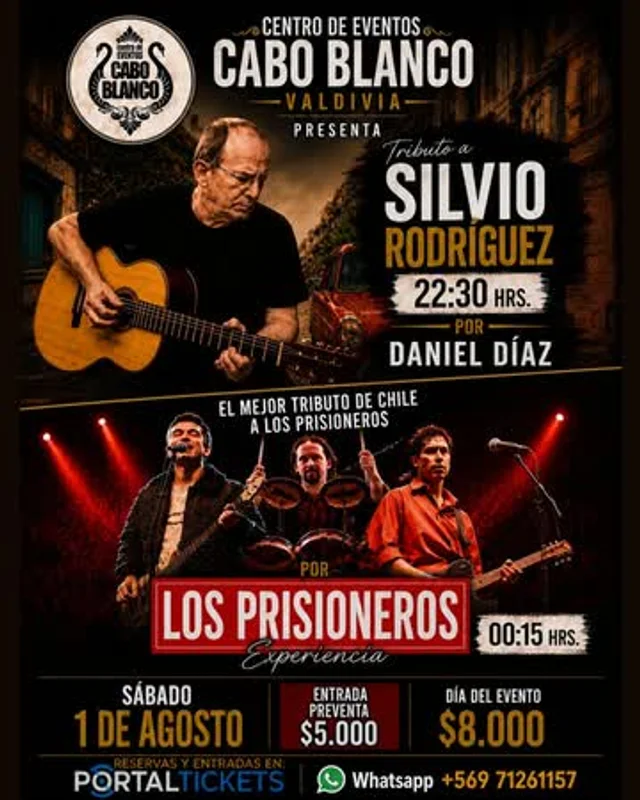 Tributo A Silvio Rodriguez Y A Los Prisioneros En Cabo Blanco, Valdivia