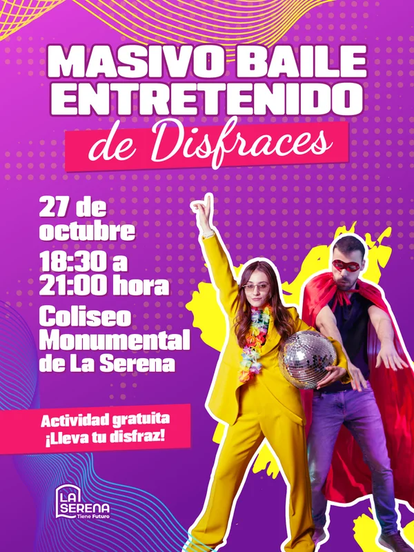 Masivo Baile Entretenido de Disfraces