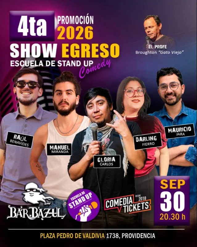 SHOW de EGRESO Escuela de Stand Up 4ta. Promoción 2026
