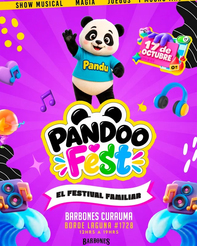 Pandoo Fest || Sábado 17 De Octubre @Barbones Curauma