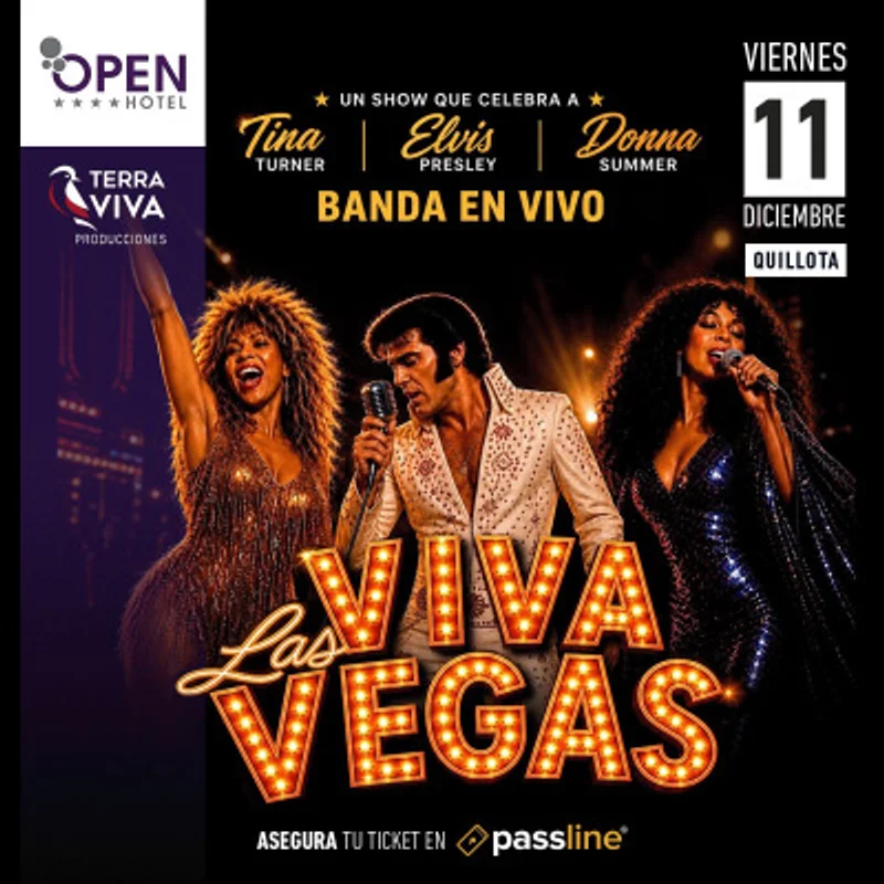Open Hotel Quillota Presenta Vive Las Vegas
