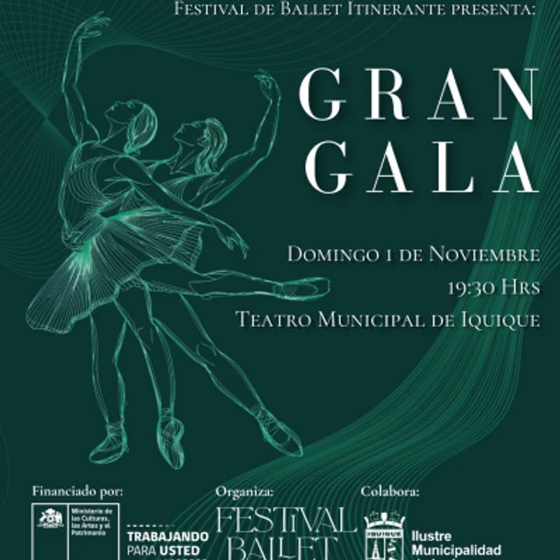 Festival de Ballet Itinerante versión Tarapacá gala Iquique