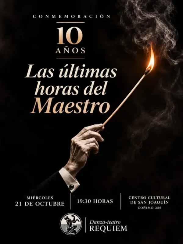 10 AÑOS "Las últimas horas del maestro"