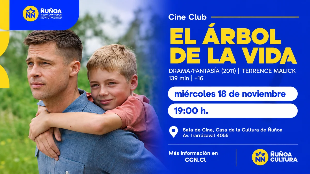 Cine Club Ñuñoa presenta «El árbol de la vida», de Terrence Malick