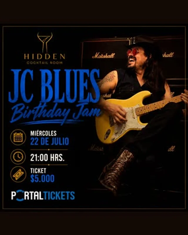 Jc Blues Birthday Jam En Hidden Cocktail Room