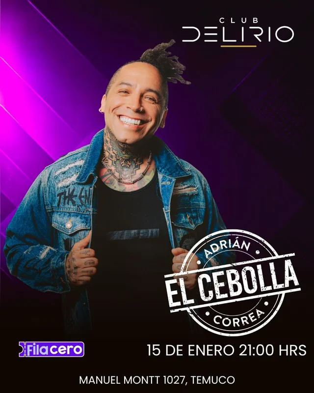 Adrián El Cebolla Correa en Club Delirio