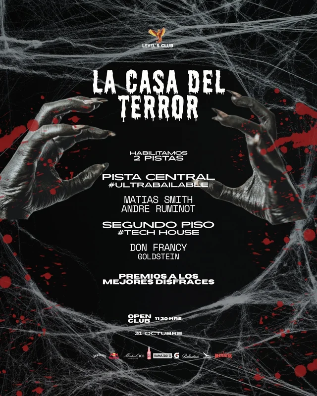 Casa Del Terror Levels Club