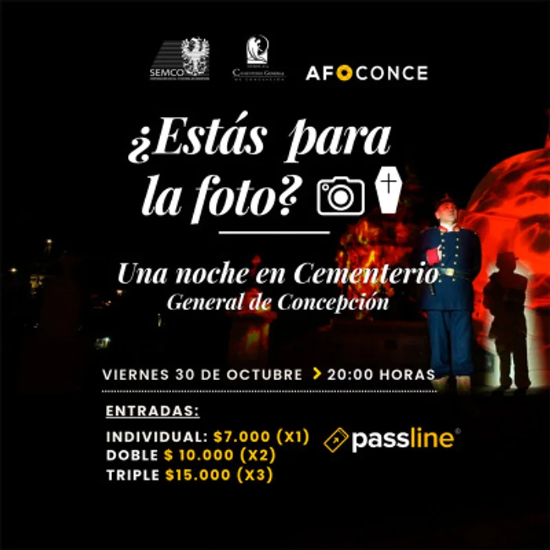 ¿Estás para la foto? - Una noche en el Cementerio General de Concepción
