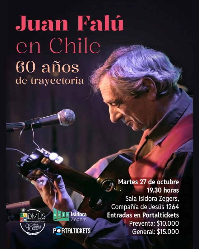 Juan Falú En Chile - Sala Isidora Zegers