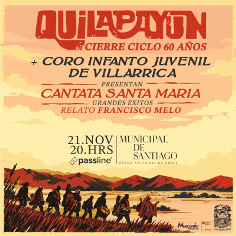 Quilapayun  Cierre Ciclo 60 Años Teatro Municipal