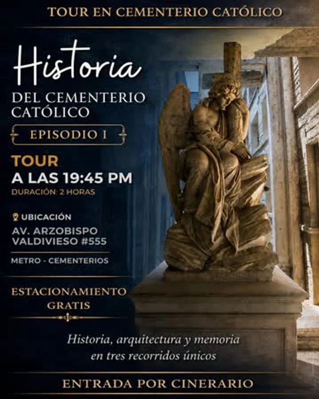 Tour En El Cementerio Católico: Historias Del Cementerio Católico | Episodio I: El Origen - Sabado 5 De Septiembre Del 2026 - 19:45 Horas