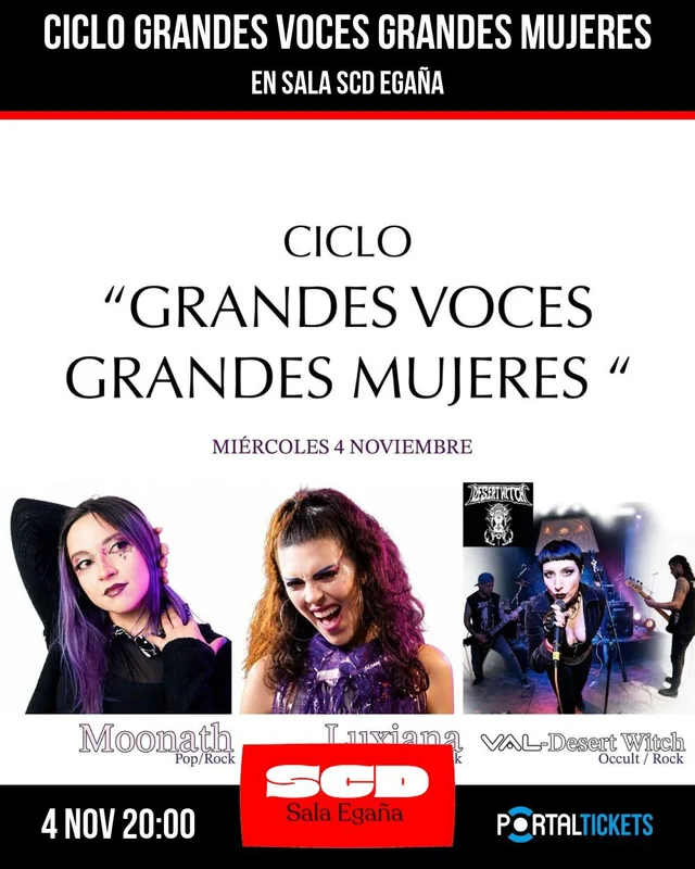 Ciclo Grandes Voces Grandes Mujeres En Sala Scd Egaña