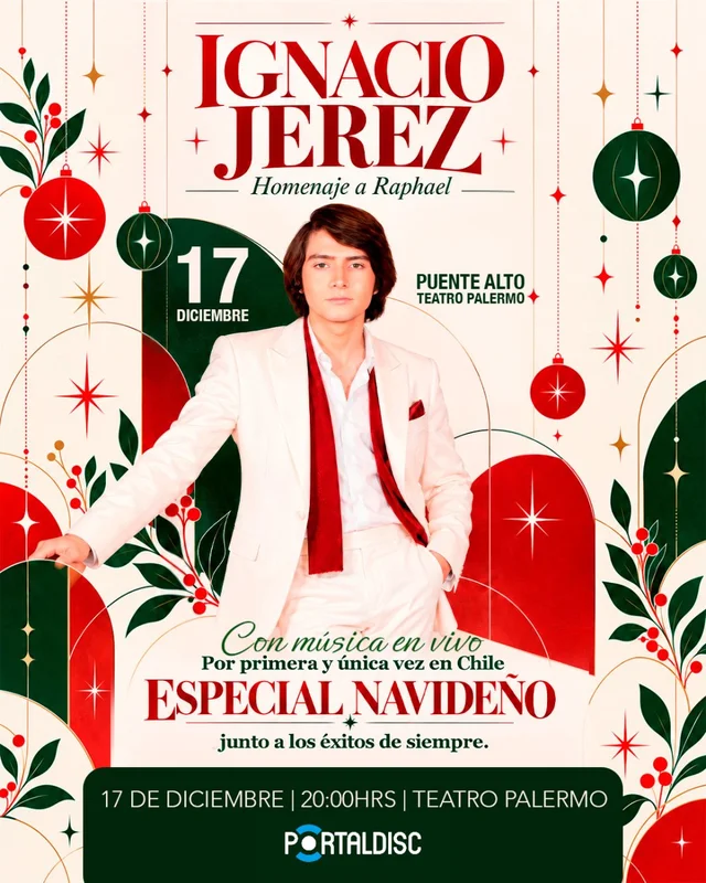 Homenaje A Raphael Por Ignacio Jerez - Especial Navideño En Teatro Palermo