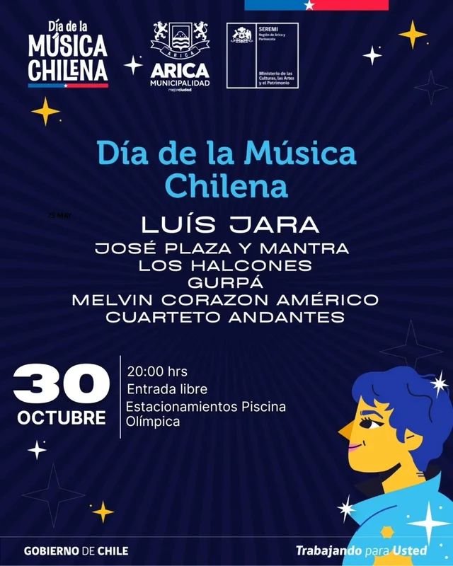 Día de la Música Chilena en Arica 2026