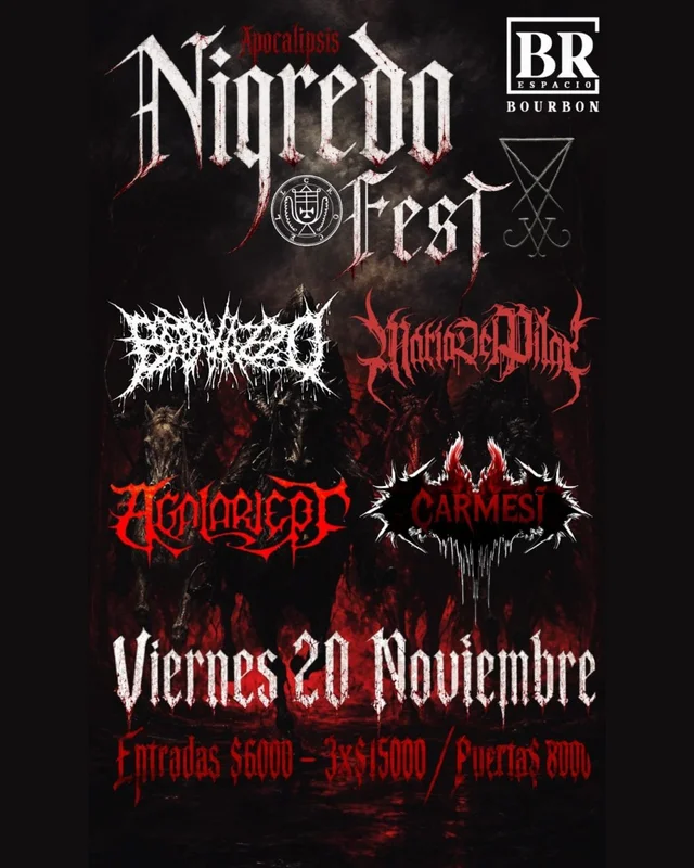 Nigredo Fest Apocalipsis En Espacio Bourbon, Copiapó
