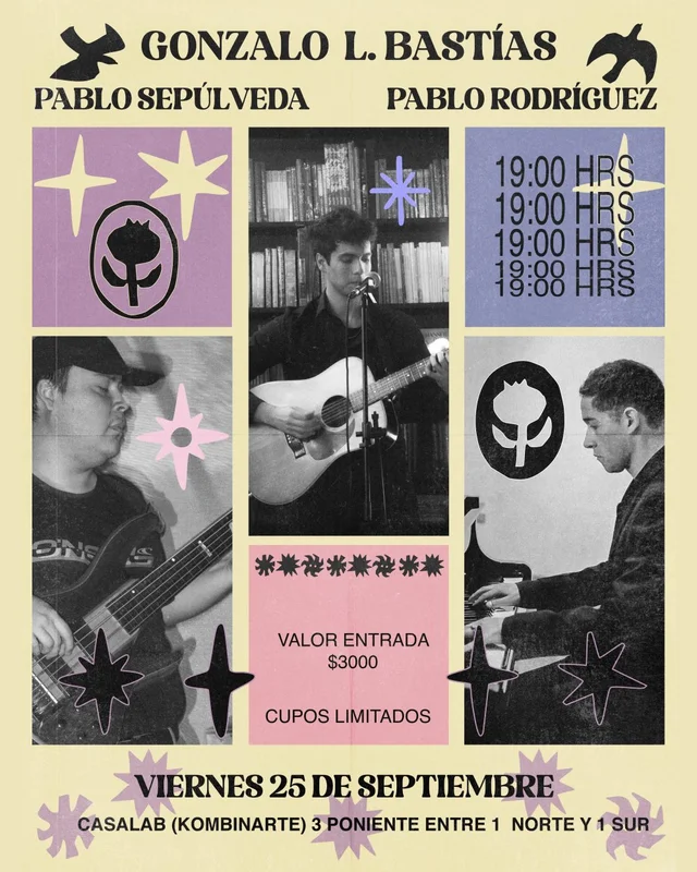 Gonzalo Leiva B (Trío) En Casalab Kombinarte, Talca
