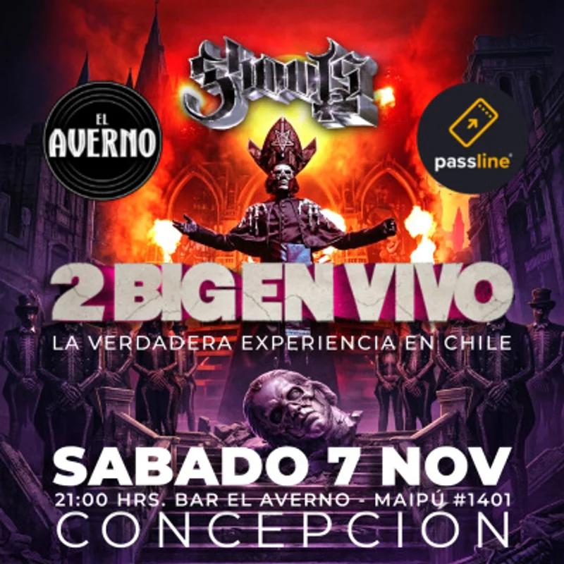 Ghouls Tributo a Ghost en El Averno Concepción