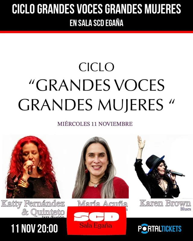 Ciclo Grandes Voces Grandes Mujeres En Sala Scd Egaña