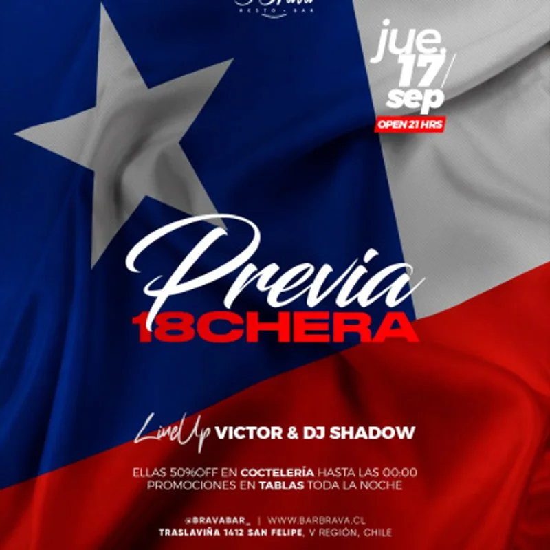Jueves 17 - Previa Dieciochera