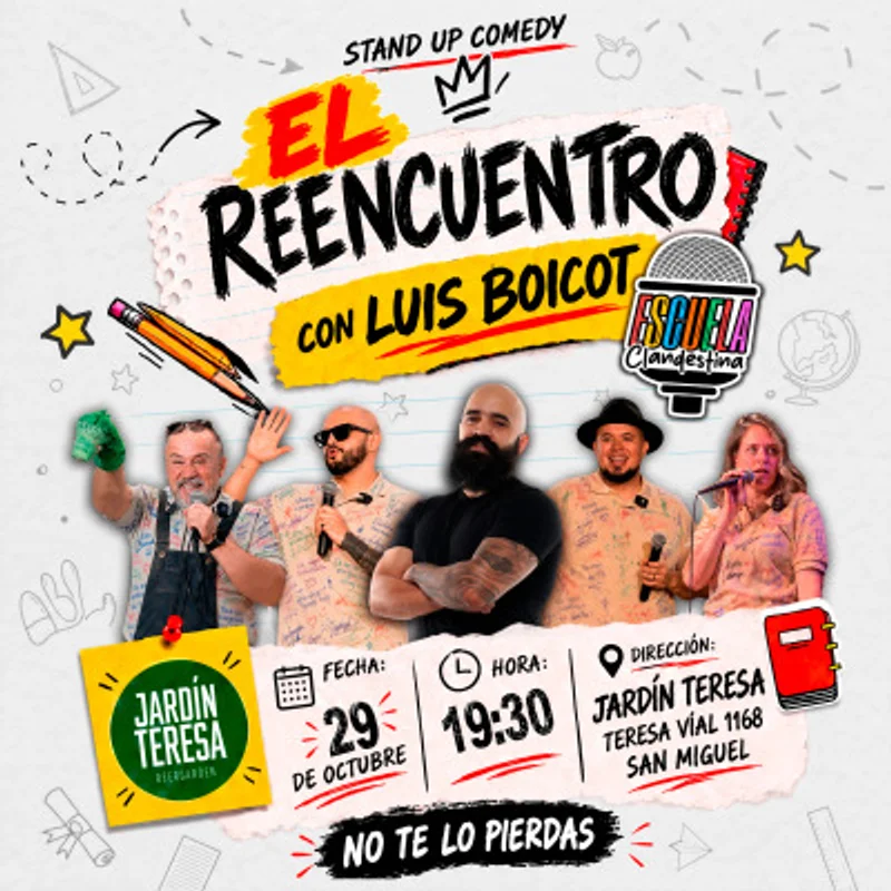 El Reencuentro con Luis Boicot 29 OCT 2026