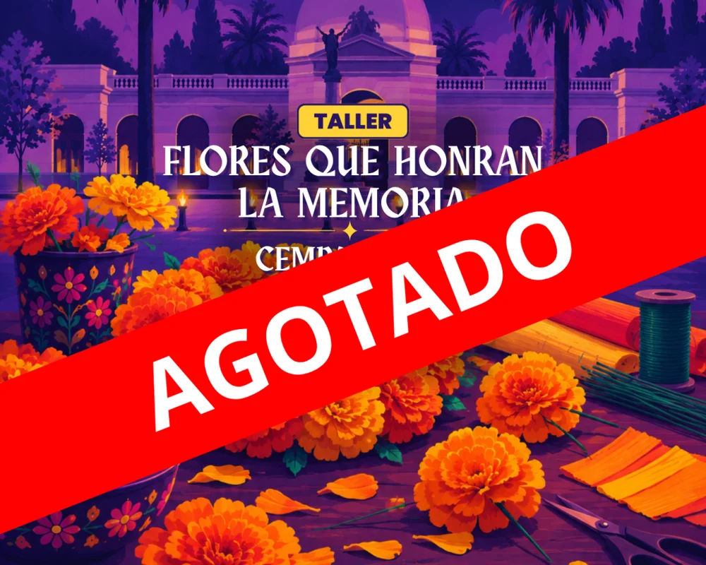 Flores que honran la memoria: Taller de Flores de Papel