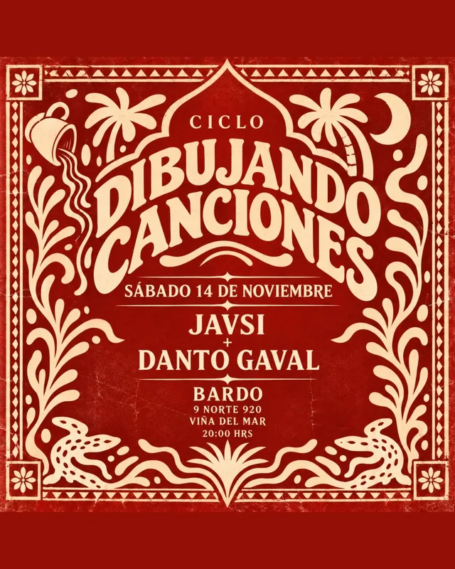 Ciclo Dibujando Canciones En Bardo - 14/11 Javsi - Danto Gaval