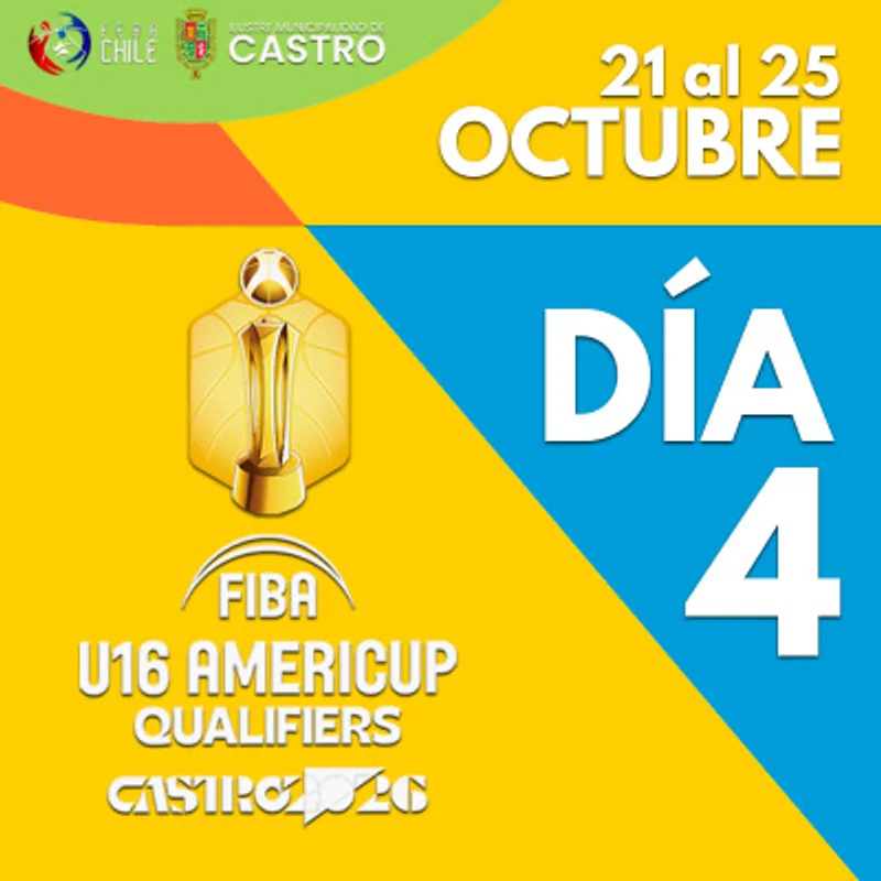 Clasificatorio FIBA AmeriCup Sub-16 - Día 4 - ECU vs PAR / CHI vs URU