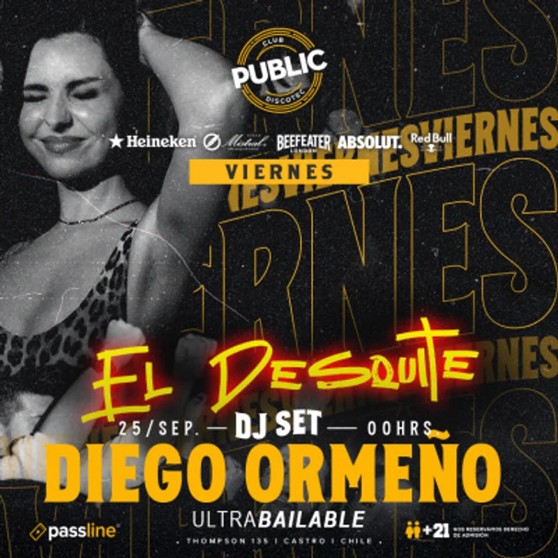 Ingreso Viernes 25 Septiembre $7.000 (+Cargo)