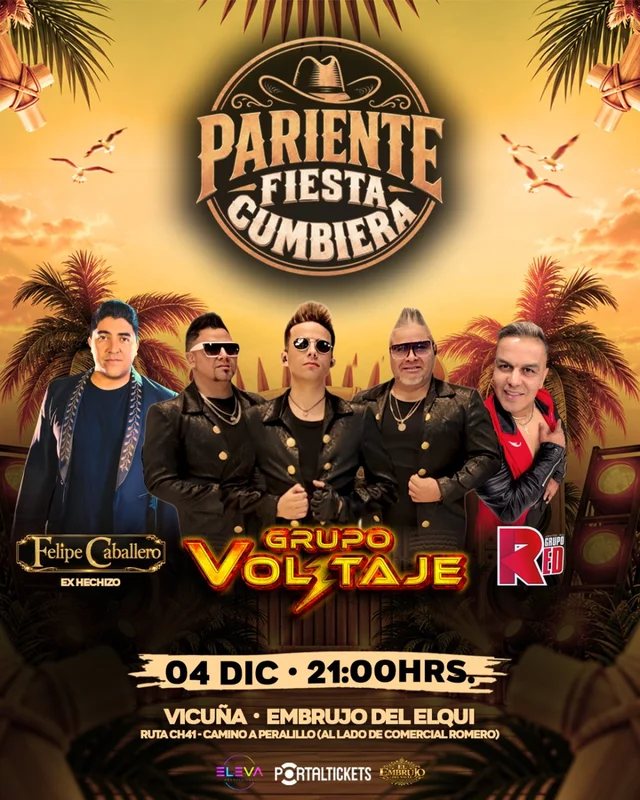 Pariente Fiesta Cumbiera - El Embrujo Del Elqui - 04 Diciembre