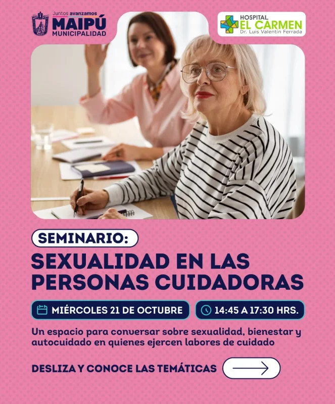 Seminario De "Sexualidad En Las Personas Cuidadoras"