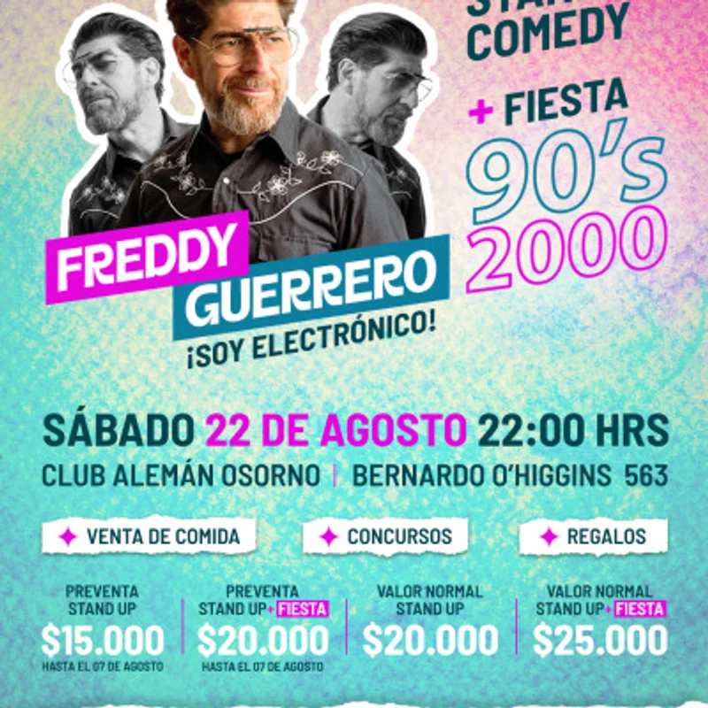 Freddy Guerrero + Fiesta 90s 2000