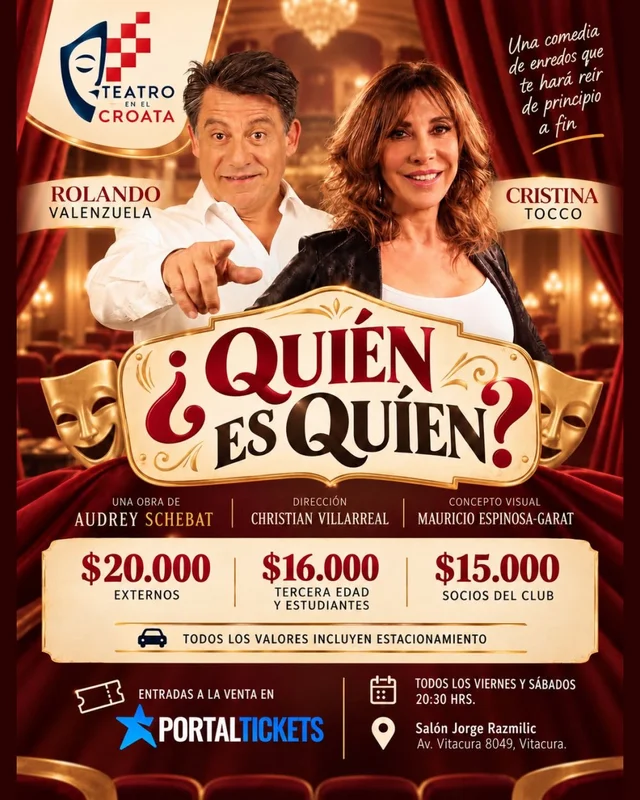 Teatro: ¿Quien Es Quien? En Estadio Croata - 7 De Noviembre